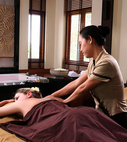 Indulge yourself with a massage.